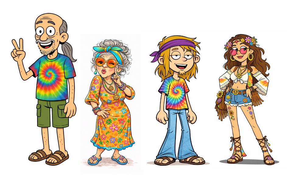 4 Different Types of Hippies